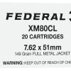 FP XM80CL 7.62x51mmFMJ Rdm