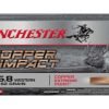opplanet winchester copper impact 6 8 western 160 grain accubond long range brass cased centerfire rifle ammo 20 rounds x68wlf main