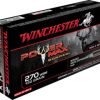 opplanet winchester power max bonded 270 winchester short magnum 130 grain bonded rapid expansion protected hollow point centerfire rifle ammo 20 rounds x270sbp main