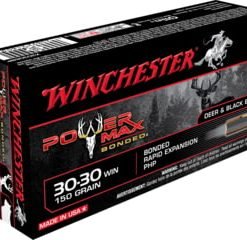 opplanet winchester power max bonded 30 30 winchester 150 grain bonded rapid expansion protected hollow point centerfire rifle ammo 20 rounds x30306bp main
