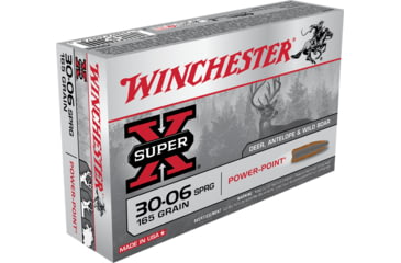 opplanet winchester super x rifle 30 06 springfield 165 grain power point brass cased centerfire rifle ammo 20 rounds x30065 main
