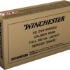 opplanet winchester usa service grainade handgun ammo 9mm luger full metal jacket 115 grain 50 rounds sg9w